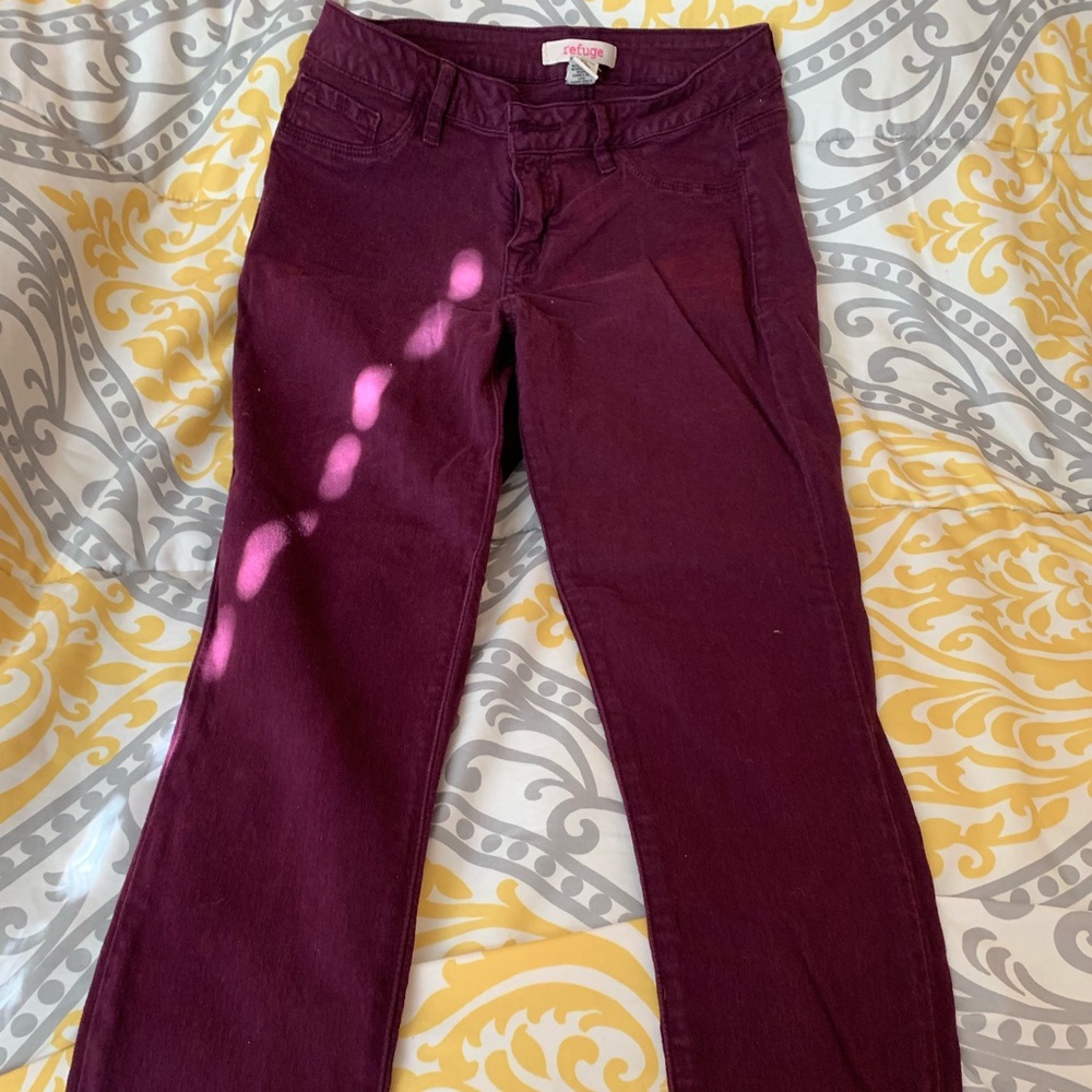 Refuge Deep Purple/Berry Skinny Jeans